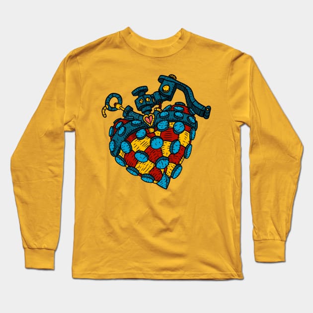 the love bomb, valentines mine, heart grenade. Long Sleeve T-Shirt by JJadx